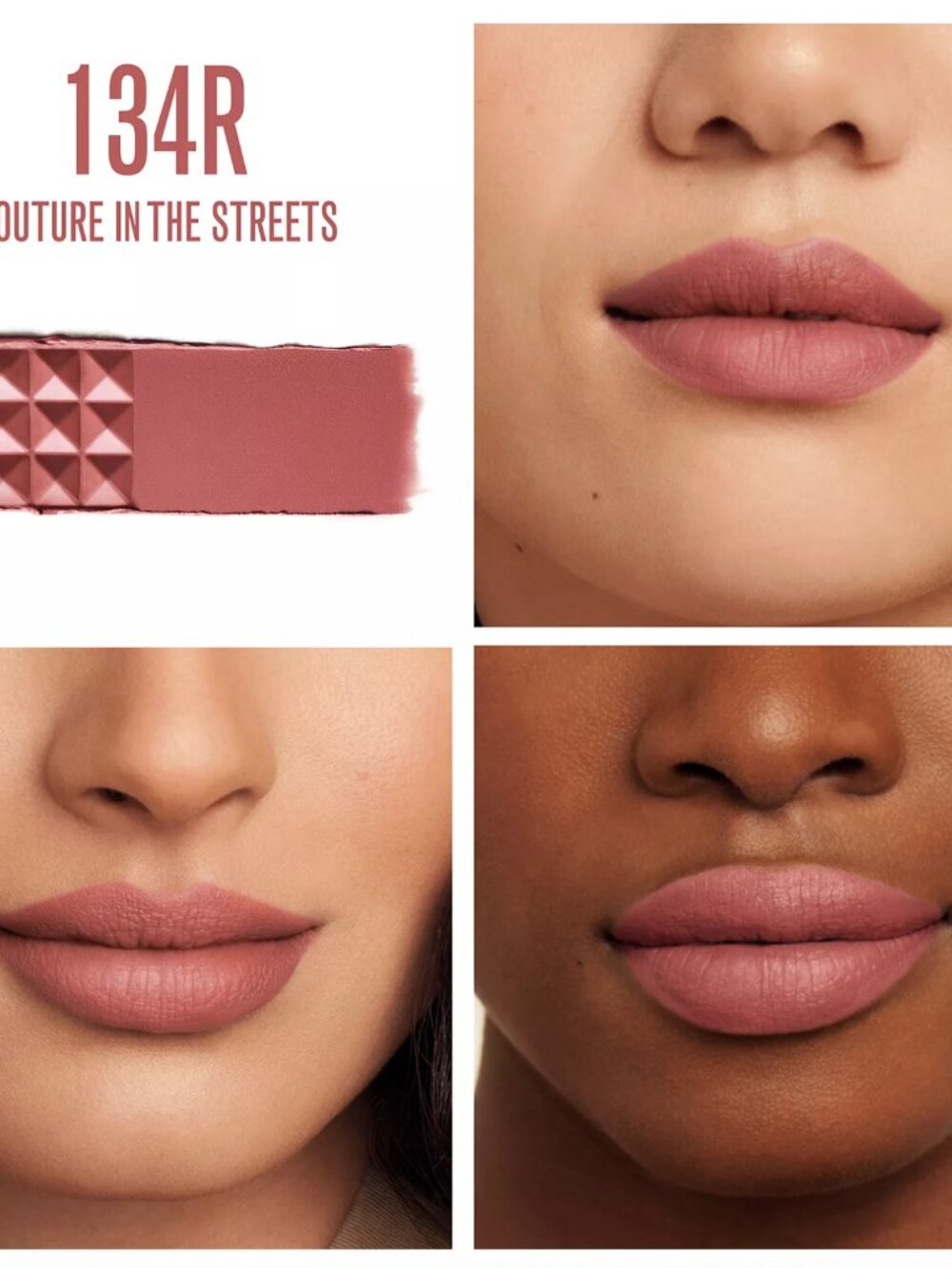 Spike Valentino Matte Lipstick Mini 134R Couture in the Streets - Picture 2 of 3